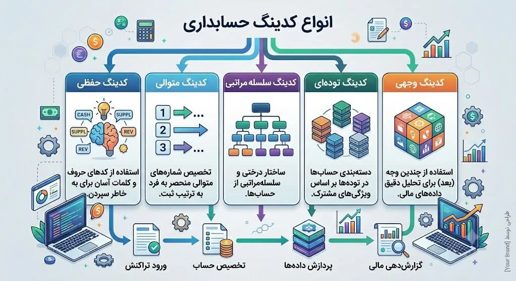 انواع کدینگ حسابداری