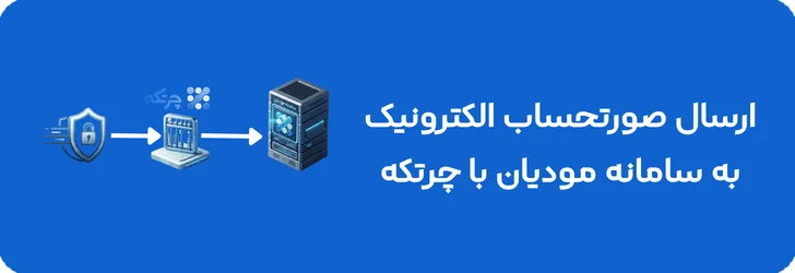 ارسال صورتحساب الکترونیک به سامانه مودیان با چرتکه