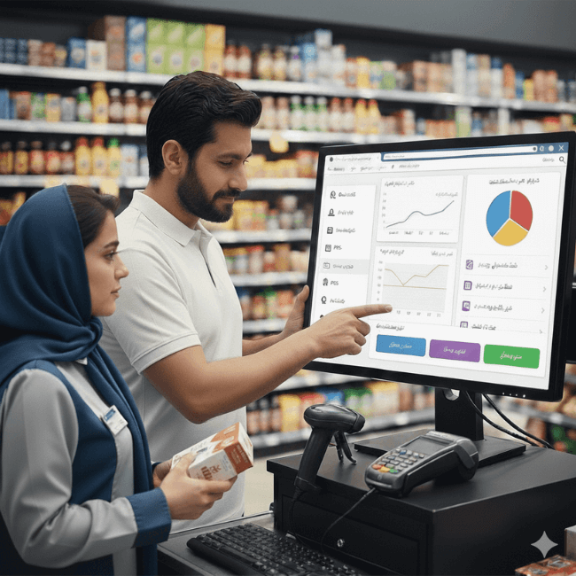 ویژگی های نرم افزار حسابداری سوپر مارکت