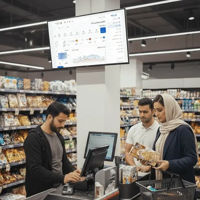 نحوه مدیریت حساب و کتاب سوپر مارکت