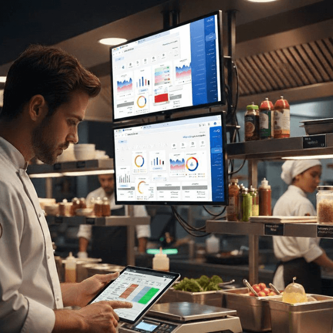 محاسبه بهای تمام شده رستوران بدون اکسل و با نرم ‌افزار
