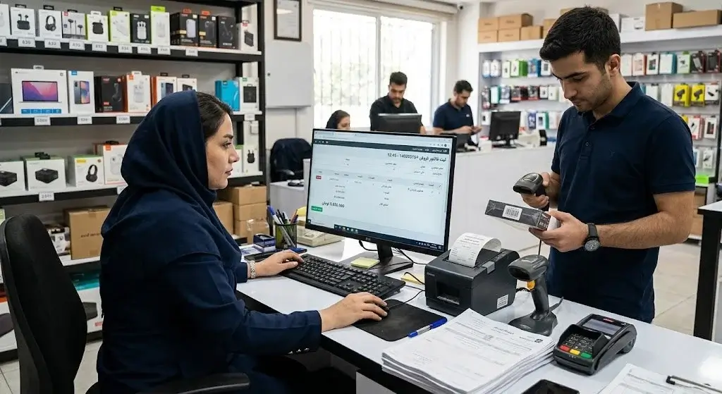 ثبت خرید و فروش در فروشگاه