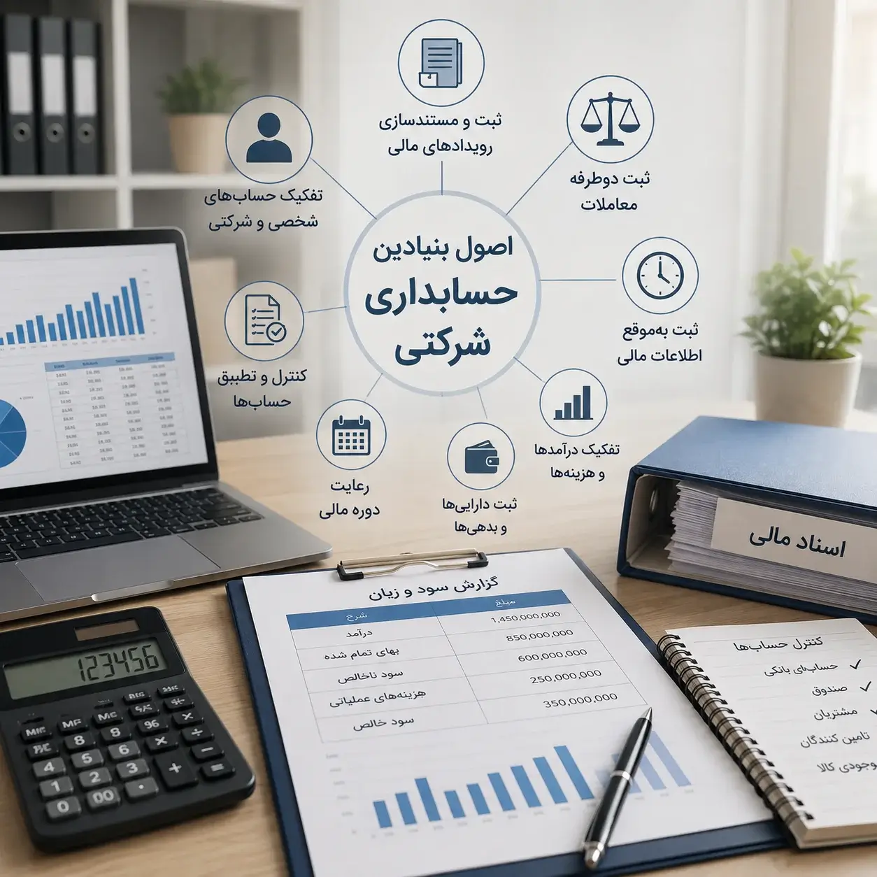اصول بنیادین حسابداری شرکتی